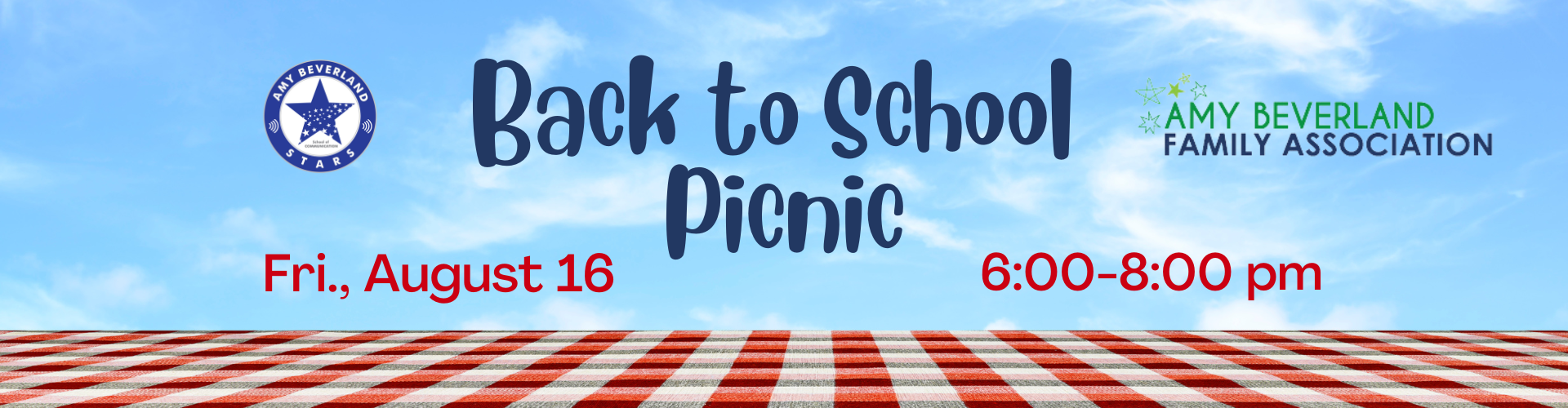 Amy Beverland Back to School Picnic