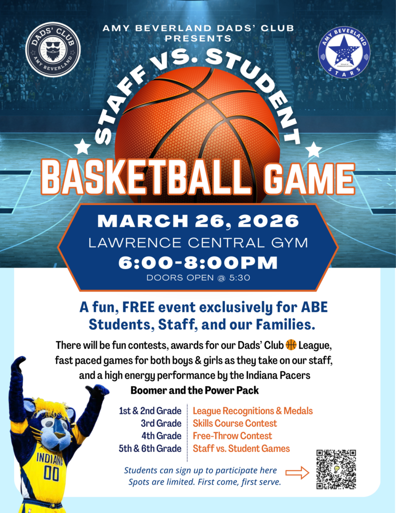 Amy Beverland staff vs student basketball event